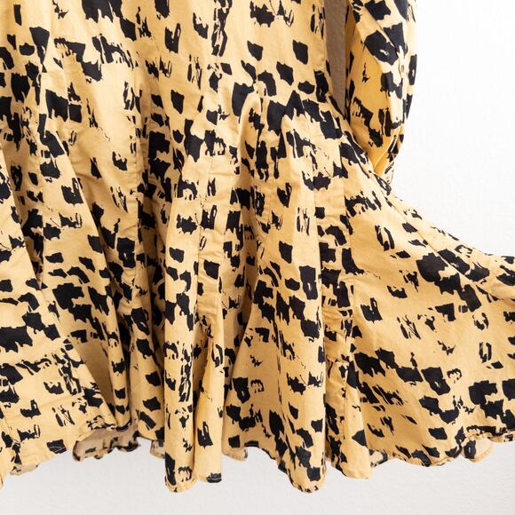 Anine Bing Peyton Painterly Leo Mini Dress Size XXS - Picture 4 of 9